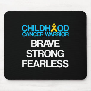 Tapis De Souris Guerrière de soutien aux survivants du cancer de l