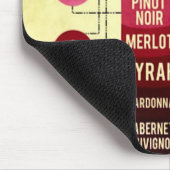 Tapis De Souris Guide d'appariement des vins Amusement des aliment (Coin)