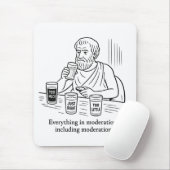 Tapis De Souris Guide d'Aristote pour la modération (Avec souris)