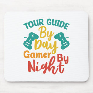 Tapis De Souris Guide D'Excursion Par Jeu De Jour Par Nuit