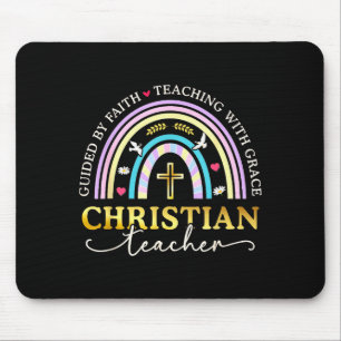 Tapis De Souris Guidé par la foi Jésus Bible École du dimanche Chr