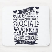 Tapis De Souris Guide Support Change, Social Worker (Devant)