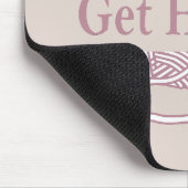 Tapis De Souris Guillemet au crochet amusant (Coin)