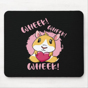 Tapis De Souris Guinée Coeur de cochon Wheek Bébé mignon Amateur