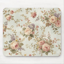 Guirlande vintage de roses romantiques et de fleur