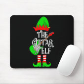 Tapis De Souris Guitar Elf Christmas Pajamas Matching Family Elf S (Avec souris)