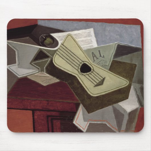 Tapis De Souris Guitar et Newspaper, 1925 (Devant)