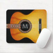 Tapis De Souris Guitare acoustique monogramme (Avec souris)