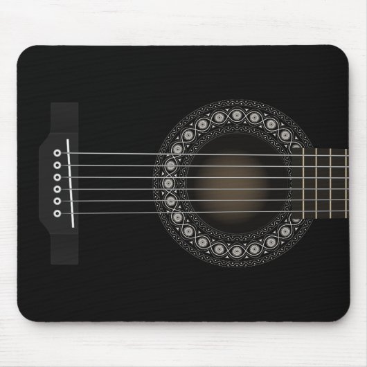 Tapis De Souris Guitare acoustique Mousepad (Devant)