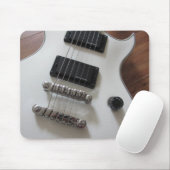 Tapis De Souris Guitare électrique - Blanche (Avec souris)