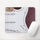 Tapis De Souris Guitare électrique blanche 2 (Avec souris)