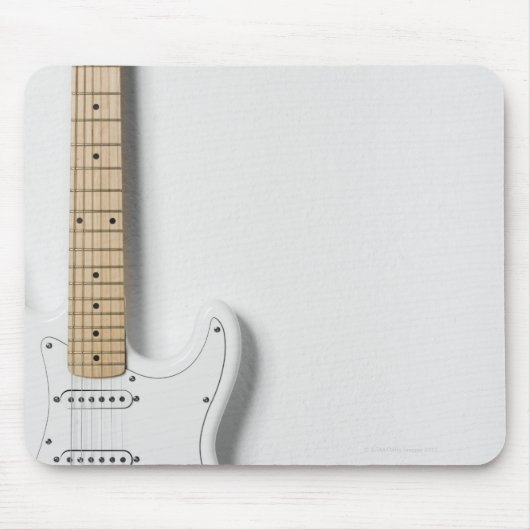 Tapis De Souris Guitare électrique blanche 3 (Devant)