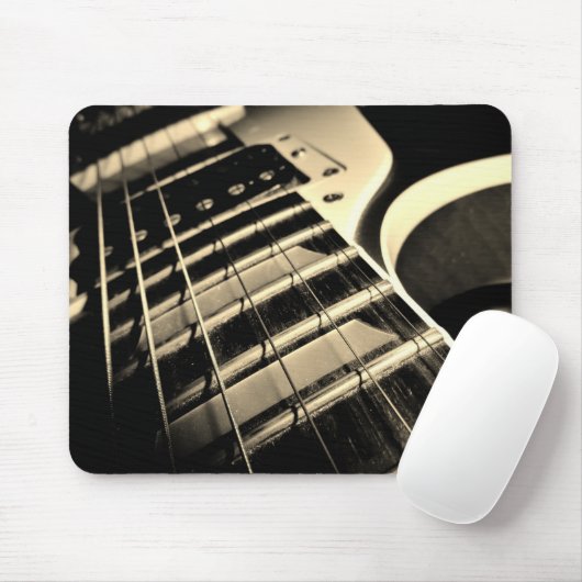 Tapis De Souris Guitare fraîche Mousepad (Avec souris)