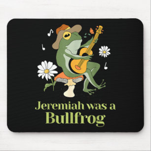 Tapis De Souris Guitare grenouille-jérémiade Était drôle disant gr