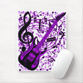 Tapis De Souris Guitare violette_ (Avec souris)