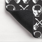 Tapis De Souris Guitares et crânes (Coin)