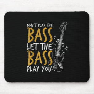 Tapis De Souris Guitarist Let The Bass Guitar Birthday