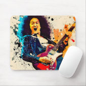 Tapis De Souris guitariste cool (Avec souris)