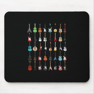 Tapis De Souris Guitariste Guitare instrument de musique Rock et R