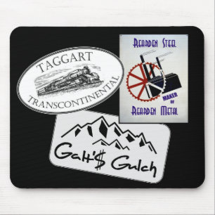 Tapis De Souris "Gulch de Galt", "Taggart Transco…", "Rearden… "