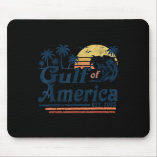 Tapis De Souris Gulf Of Us America Est 2025 Retro Vintage Beach