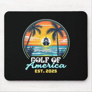 Tapis De Souris Gulf Of Usa America Shirt Est 2025 Retro Vintage B