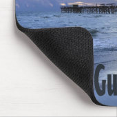 Tapis De Souris Gulf Shores Alabama Beach Sunrise Pier (Coin)