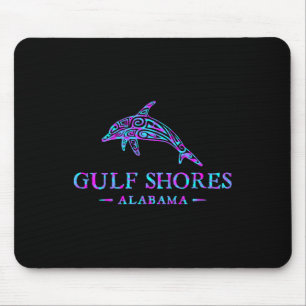 Tapis De Souris Gulf Shores Alabyma Retro Dolphin Boys Girls Toddl