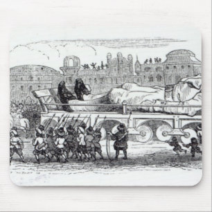 Tapis De Souris Gulliver a transporté au Lilliputian