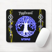 Tapis De Souris Gungnir Odin Spear thunder / Iggdrasil (Avec souris)