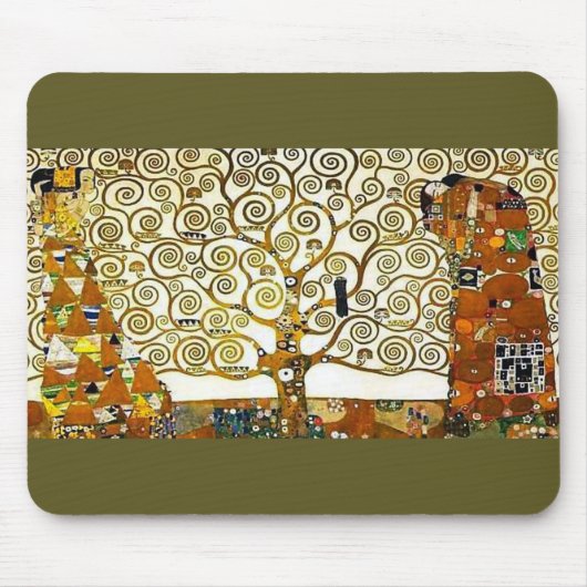 Tapis De Souris Gustav Klimt, "Arbre de vie" (Devant)