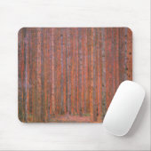 Tapis De Souris Gustav Klimt Fir Forêt Tannenwald Arbres rouges (Avec souris)