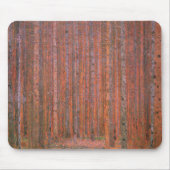Tapis De Souris Gustav Klimt Fir Forêt Tannenwald Arbres rouges (Devant)