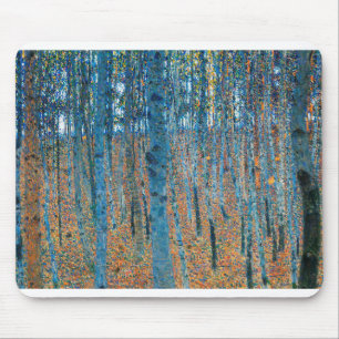 Tapis De Souris Gustav Klimt Forêt de Hêtres Art Fin Vintage