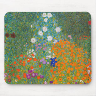 Tapis De Souris Gustav Klimt - Jardin de fleurs