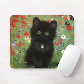 Tapis De Souris Gustav Klimt Kitten (Avec souris)