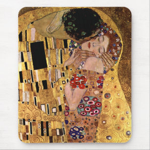 Tapis De Souris Gustav Klimt : Le baiser (détail)