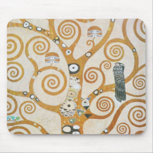 Tapis De Souris Gustav Klimt The Tree of Life Art Nouveau