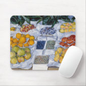Tapis De Souris Gustave Caillebotte - Fruits présentés sur un socl (Avec souris)