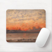 Tapis De Souris Gustave Courbet - Coucher de soleil (Avec souris)