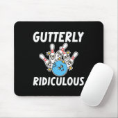 Tapis De Souris Gutterly Ridiculous Funny Bowling Bowler  (Avec souris)