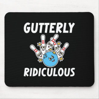 Tapis De Souris Gutterly Ridiculous Funny Bowling Bowler 