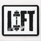 TAPIS DE SOURIS GYM ASCENSEUR BODYBUILING (Devant)