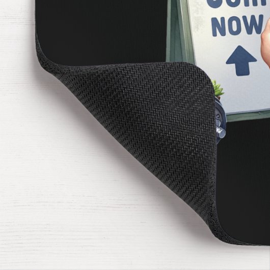 Tapis De Souris Gym Gnome Graphisme Drôle Avec Dumbbells Pour Homm (Coin)