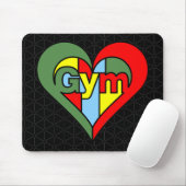 Tapis De Souris Gym Heart (Avec souris)