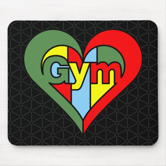 Tapis De Souris Gym Heart (Devant)