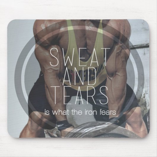 Tapis De Souris Gymnase Motivationnelle (Devant)