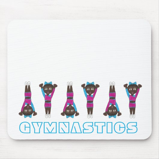 Tapis De Souris Gymnastique acrobatique Tumbling Dance Studio Gym (Devant)