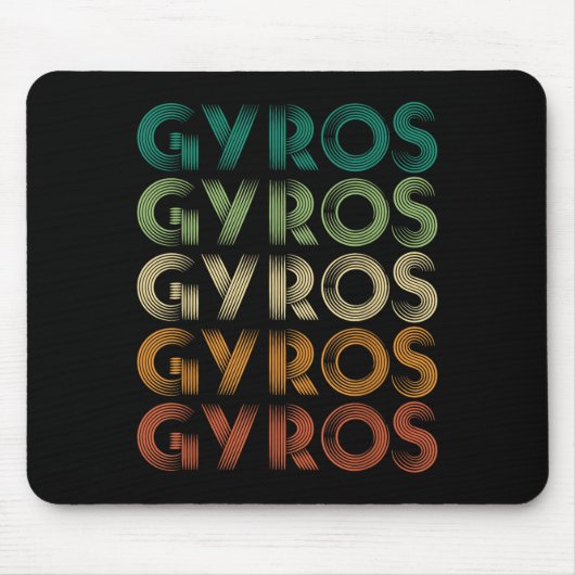Tapis De Souris Gyros Grèce pied grec Malaka (Devant)