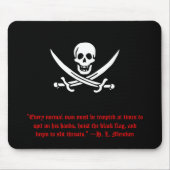 Tapis De Souris H.L. Mencken Pirate Mousepad (Devant)
